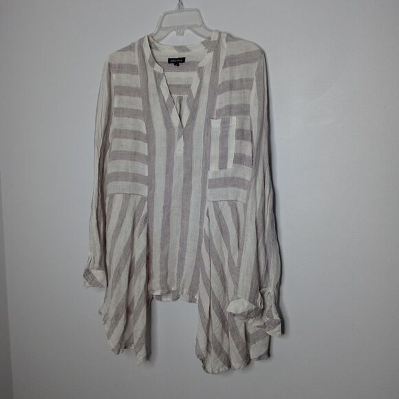 Athena Marie linen blouse size medium - Picture 2 of 6